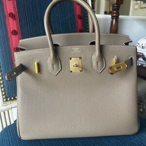 Elegant Taupe Handbag